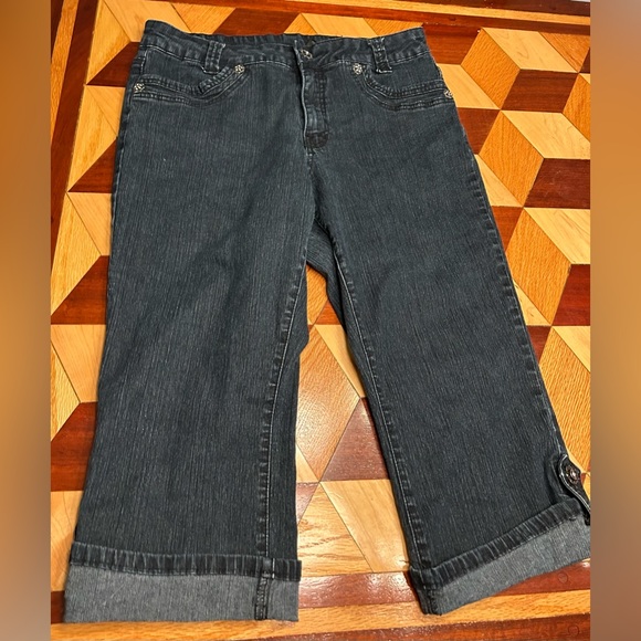 VSH dark denim capris size 14 - Picture 1 of 11
